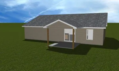 3D Rear Rendering